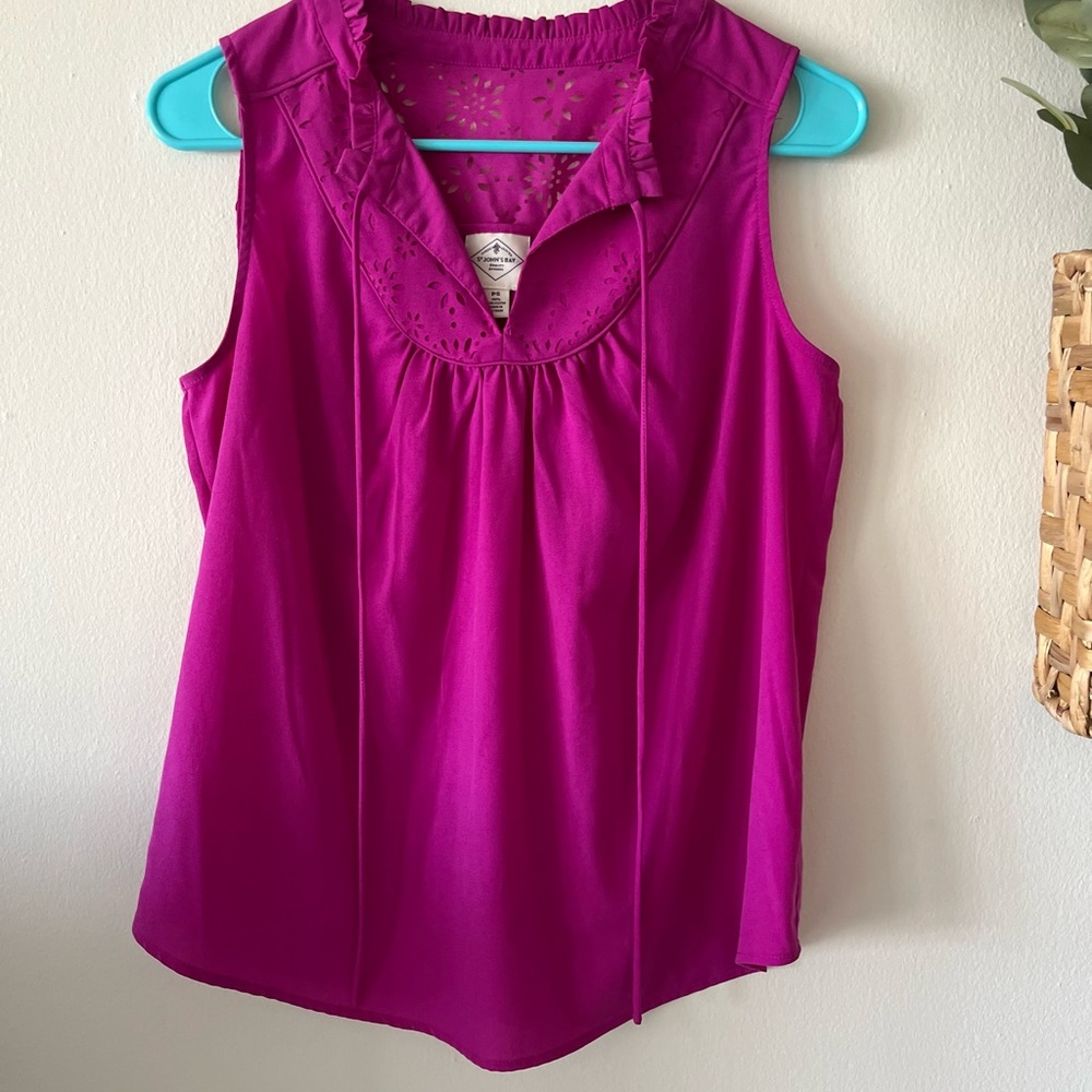 Pink St. John's Blouse